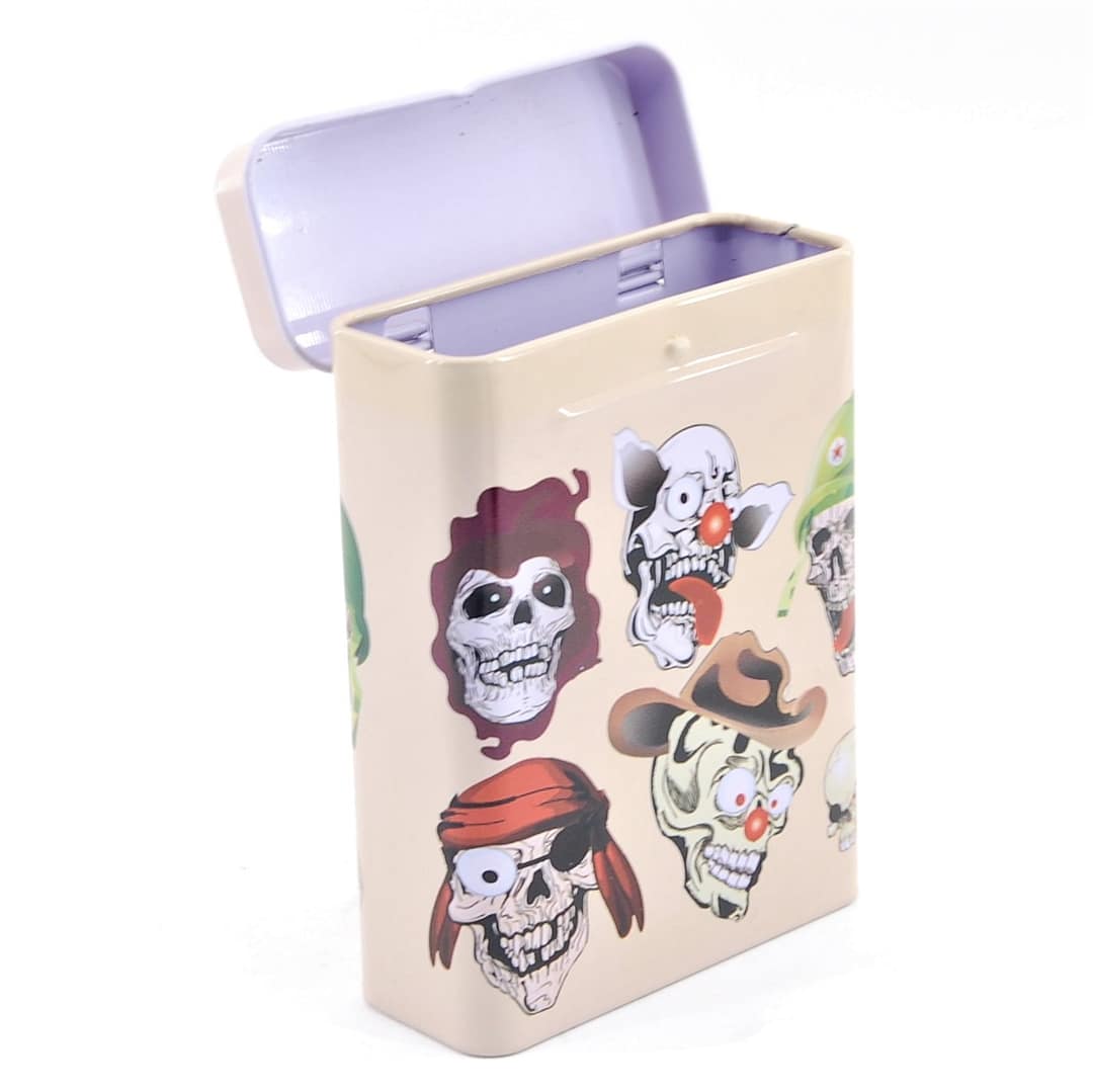 Plechová krabička na cigarety- Smrtky