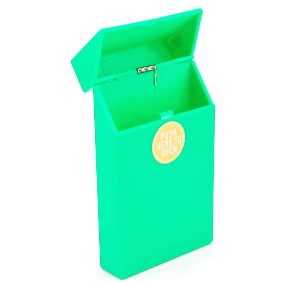 Krabička na slim cigarety Akryl- Zelená