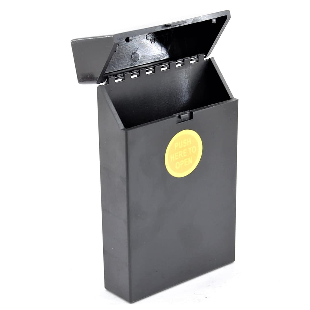 Krabička na slim cigarety Akryl- Čierna