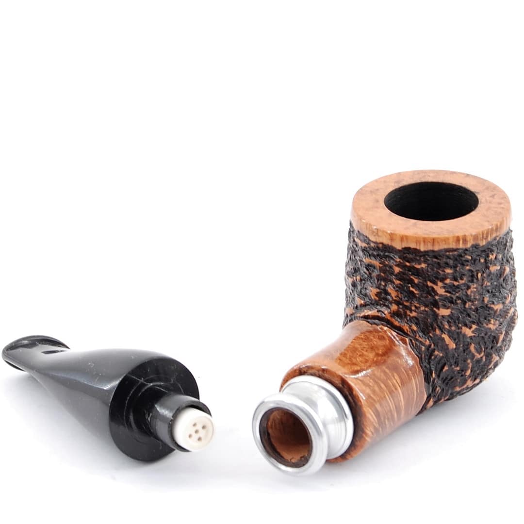 Mr. Brog  Fajkový set- Drevená fajka, zapaľovač,  puzdro, čistiace tyčinky, dusitko, filtre, sporič, stojan- 2-69-1