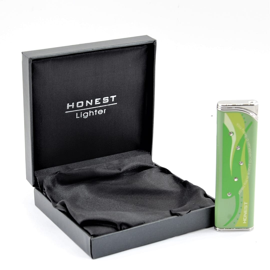 HONEST Zapaľovač- BCZ342-2-03- Špirálový/Zelený