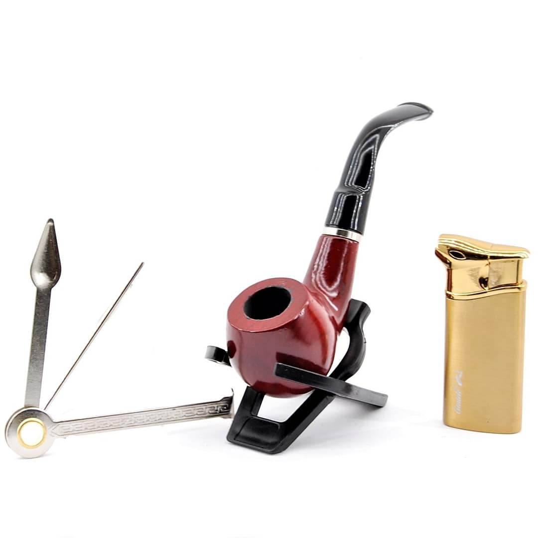 GENTELO Fajkový set- Drevená fajka, fajkový zapaľovač, fajkový príbor- 7-0255