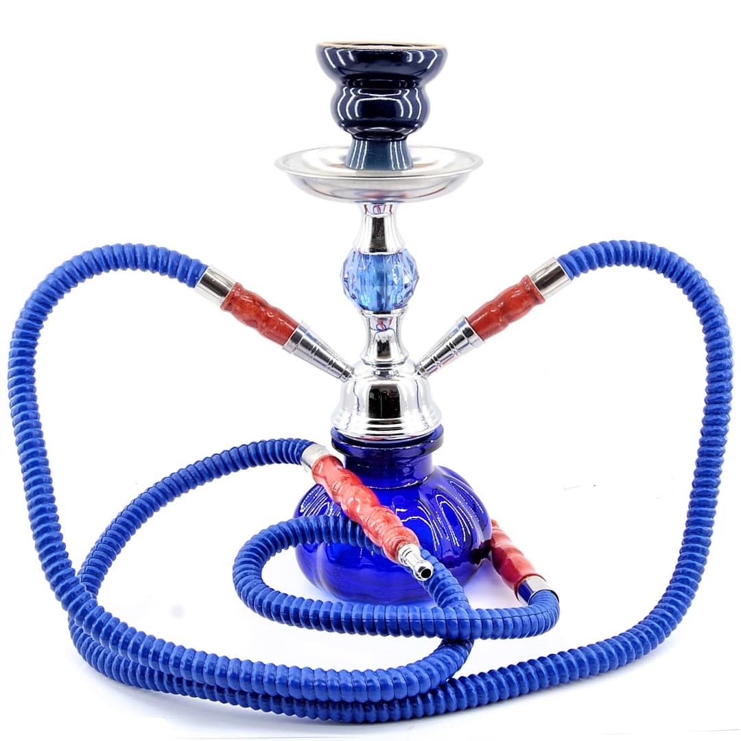 HOOKAH  Sisha vodná fajka 27  cm- 5-5358- Modrá