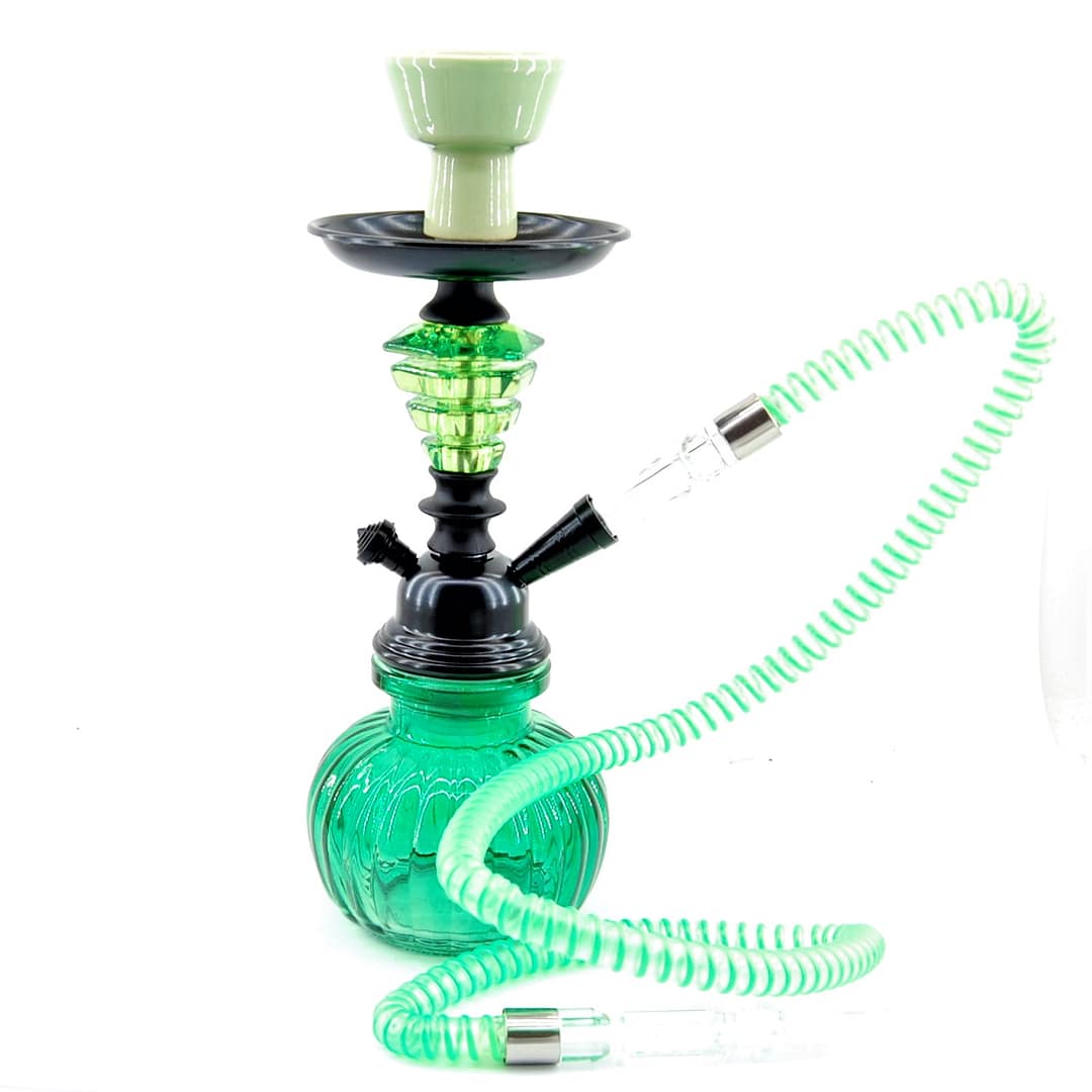 HOOKAH  Sisha vodná fajka 28  cm-919023- Zelená