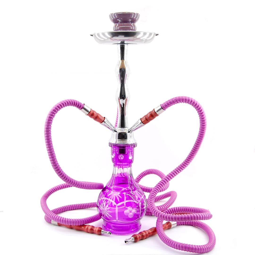 HOOKAH  SHISHA vodná fajka 45  cm- 5-5509- Fialová