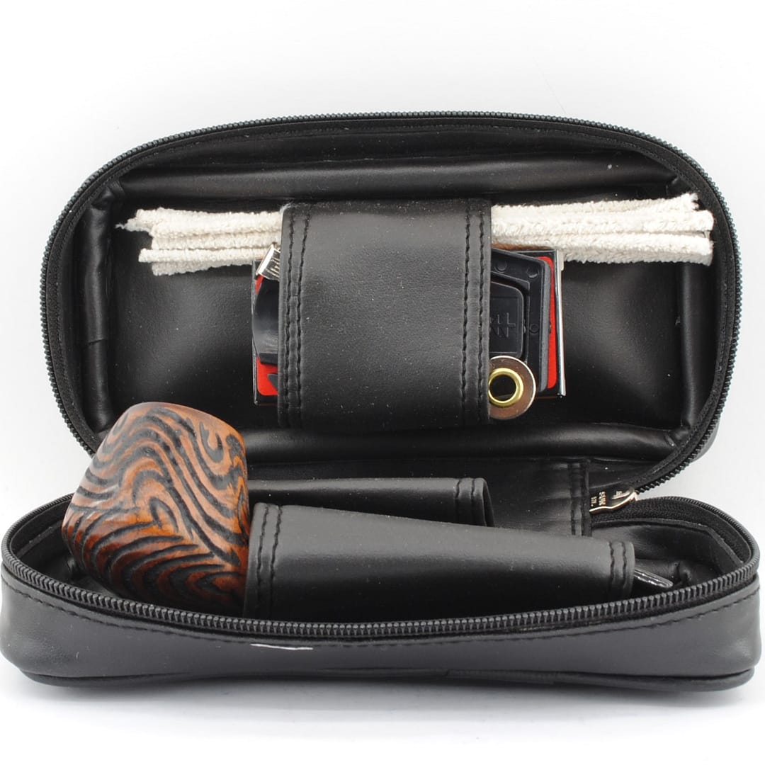 Angelo Fajkový set- Drevená fajka, puzdro, čistiace tyčinky, dusitko, filtre, stojan- 300200