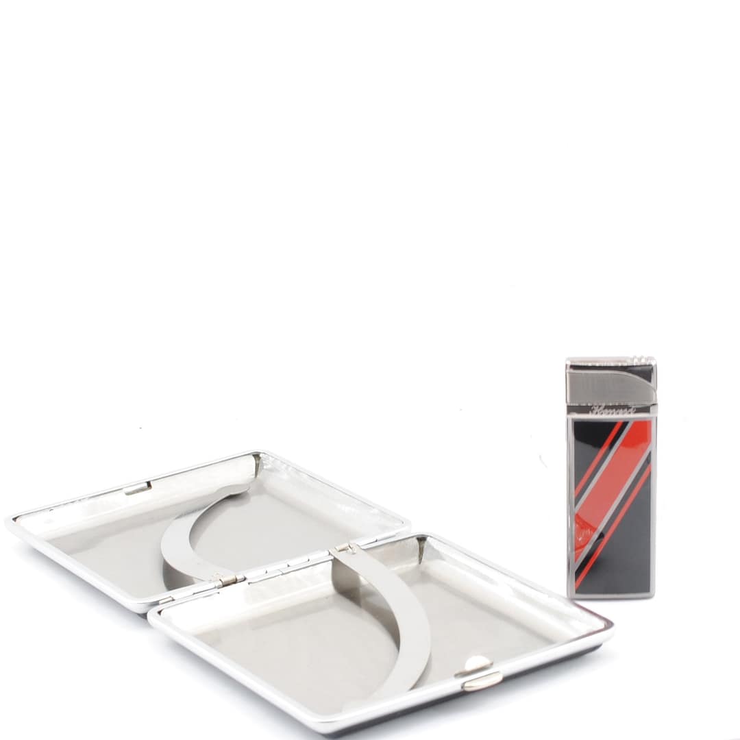 HONEST Darčekový set- Tabatierka Zapaľovač- MTC-084-1B