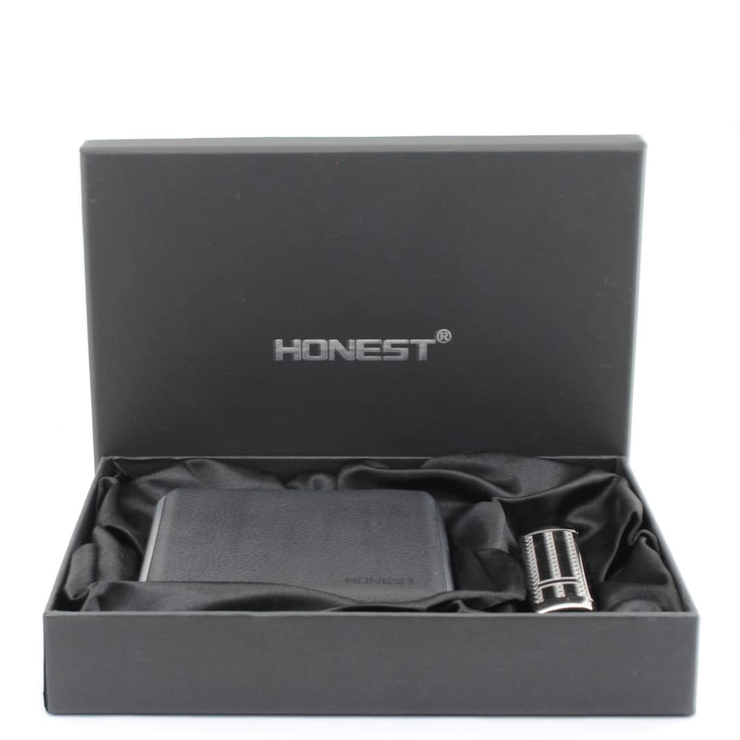 HONEST Darčekový set- Tabatierka Zapaľovač- MTC-084-1E