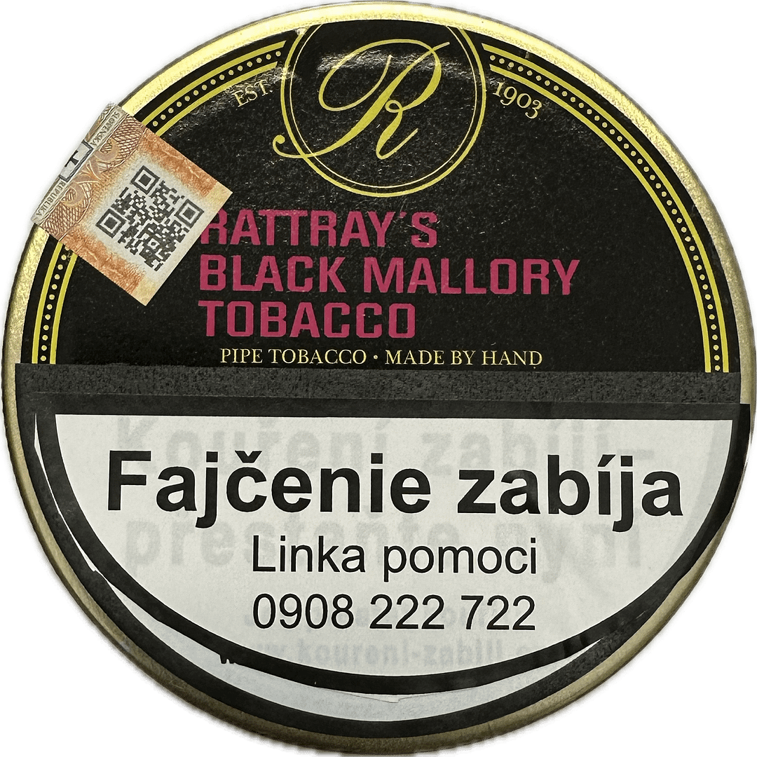 RATTRAYS - Fajkový tabak RATTRAYS Black Mallory Tobacco 50g 1 RATTRAYS - Fajkový tabak RATTRAYS Black Mallory Tobacco 50g