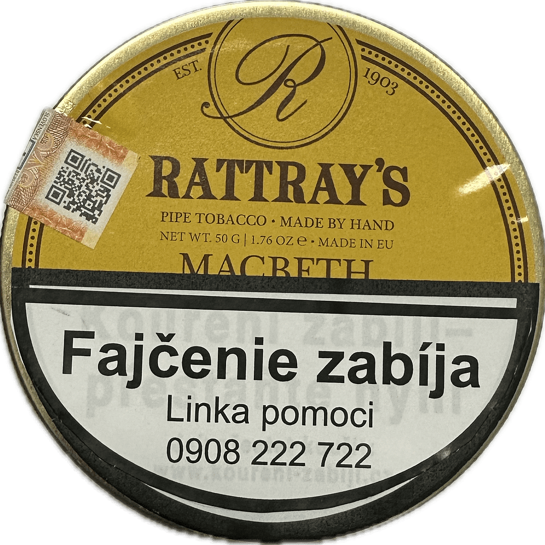 RATTRAYS - Fajkový tabak RATTRAYS Macbeth 50g 1 RATTRAYS - Fajkový tabak RATTRAYS Macbeth 50g