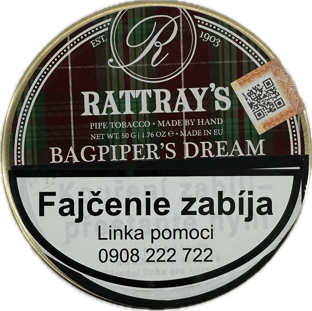 RATTRAYS - Fajkový tabak RATTRAYS Bagpipers dream 50g 1 RATTRAYS - Fajkový tabak RATTRAYS Bagpipers dream 50g