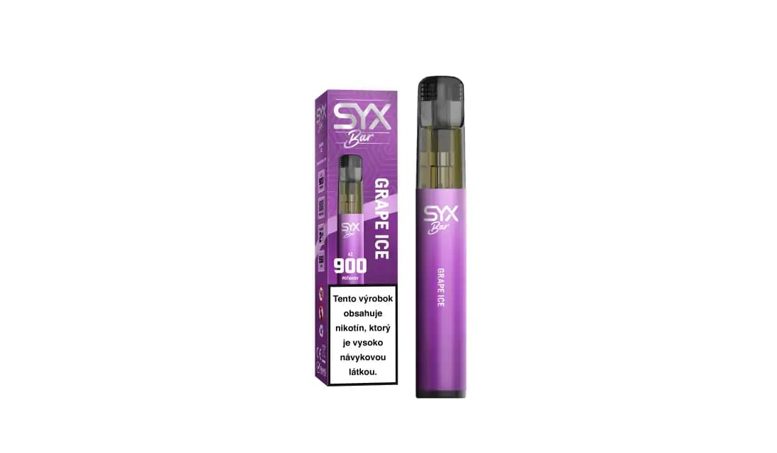 SYX BAR - Grape Ice 20mg/ml 900 potiahnutí