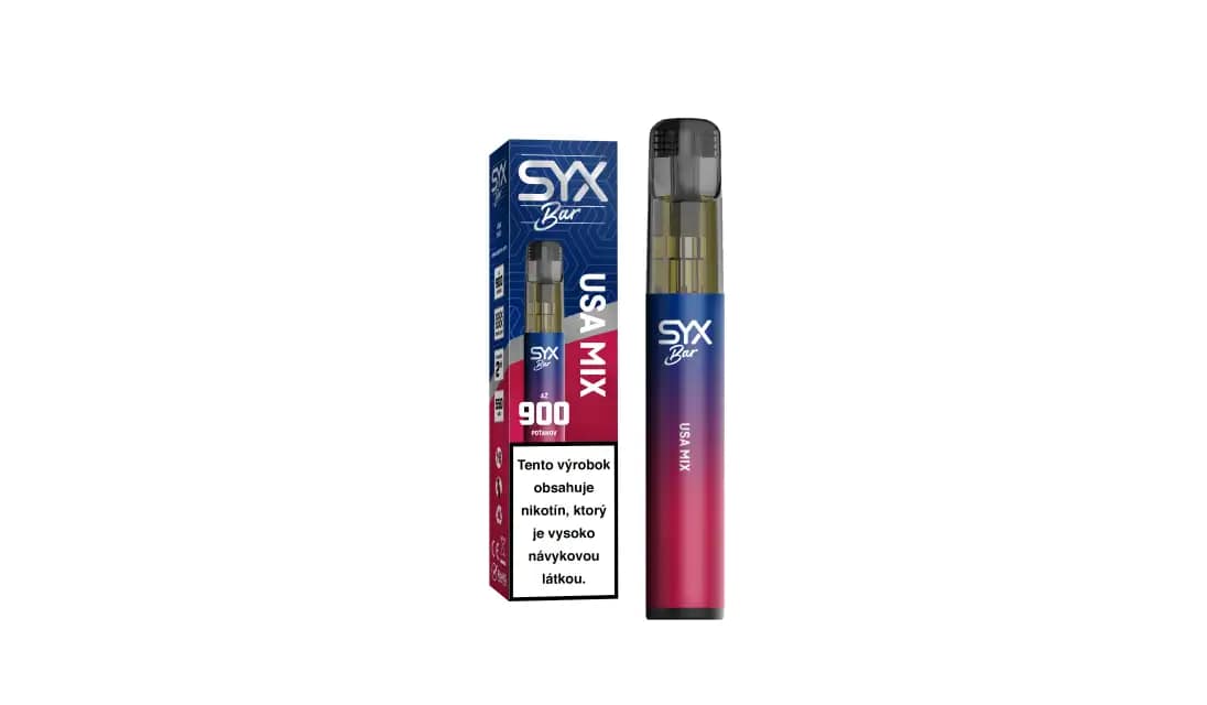 SYX BAR - USA Mix 20mg/ml 900 potiahnutí 1 SYX BAR - USA Mix 20mg/ml 900 potiahnutí