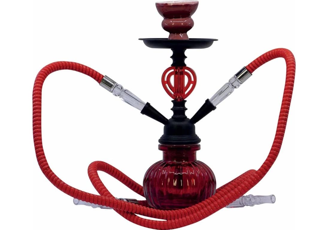 HOOKAH Vodná fajka 28 cm 69141 červená 1 HOOKAH Vodná fajka 28 cm 69141 červená