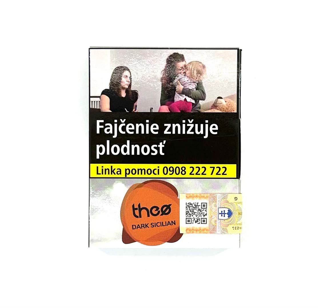 Tabak do vodnej fajky THEO Dark Sicilian 40g