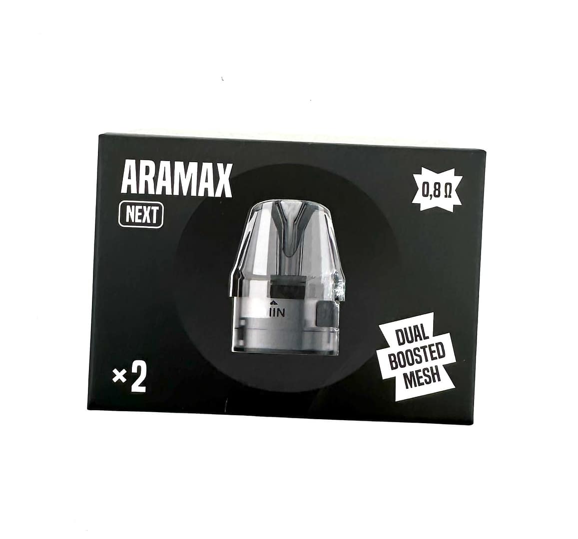 ARAMAX pod plniteľný 0,8 ohm 2ks