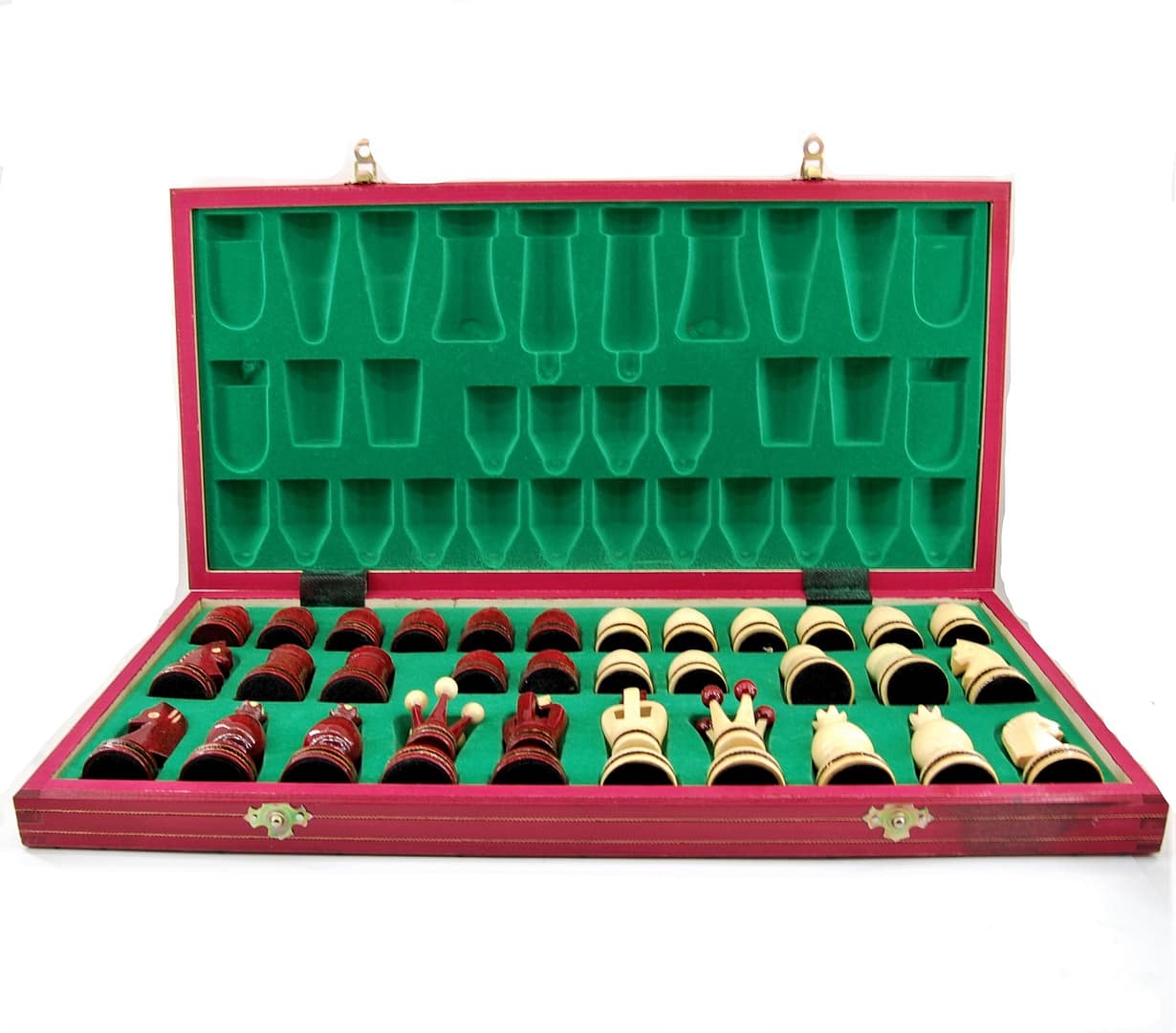 Drevený šach- Červený 50x50x3 cm