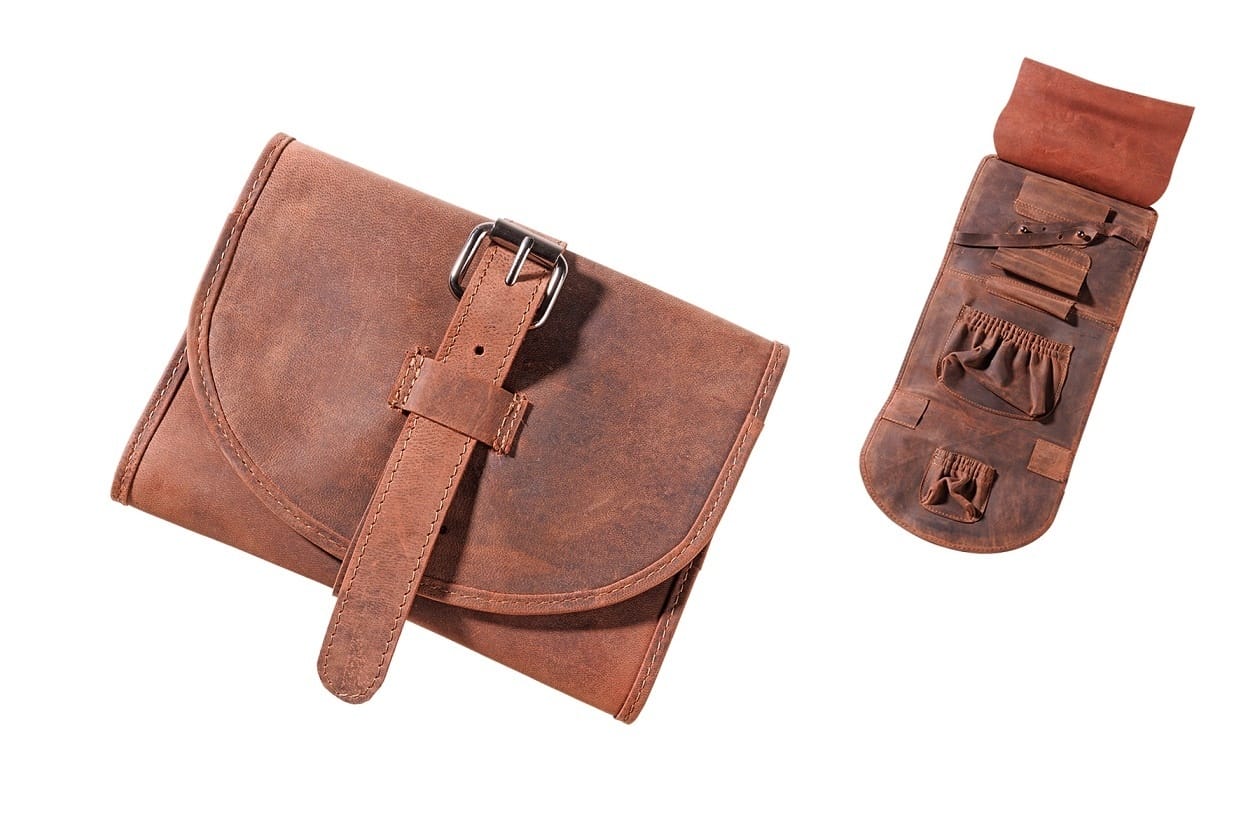 Puzdro na fajku kožené - hnedé 832030