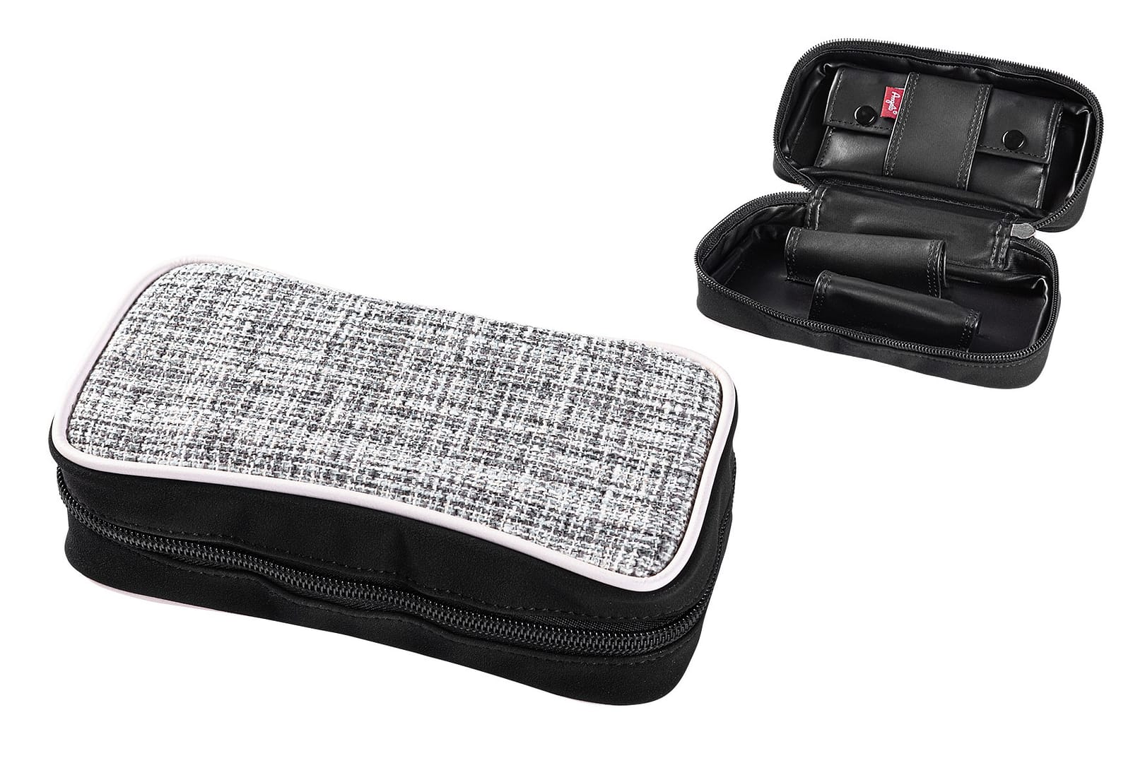 ANGELO Puzdro na  2 fajky 832001-  Check Black