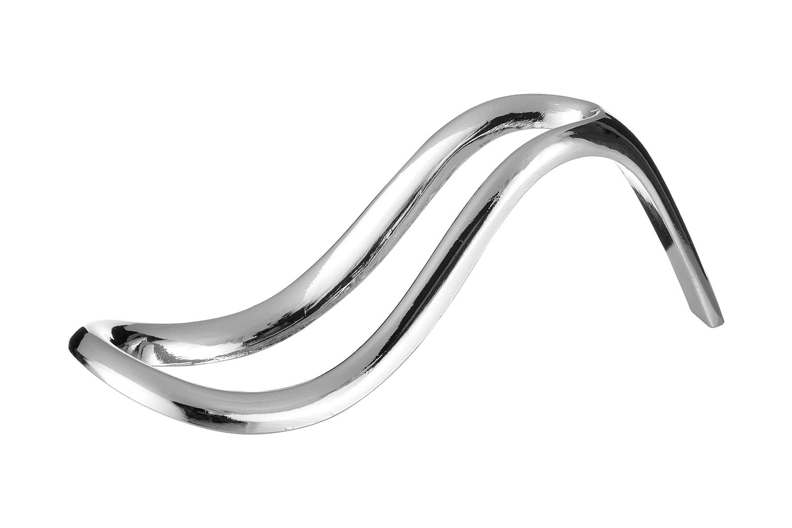 Stojan na fajku kovový - chróm 701030