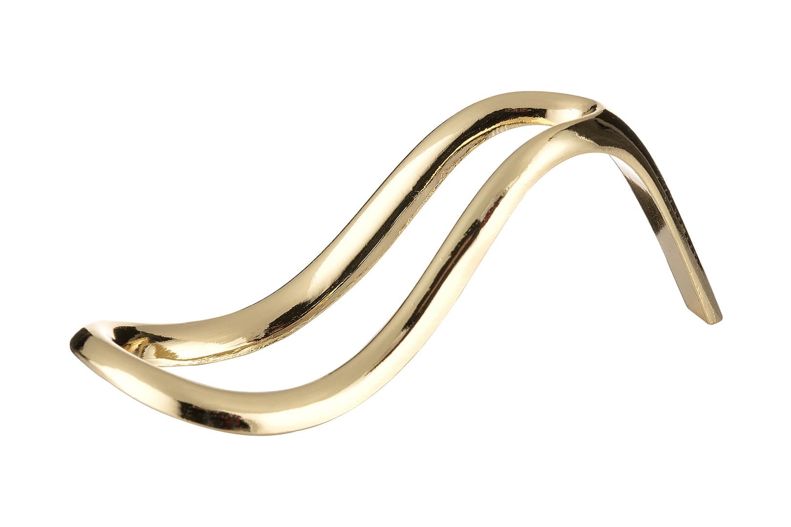 Stojan na fajku kovový - zlatý 701040