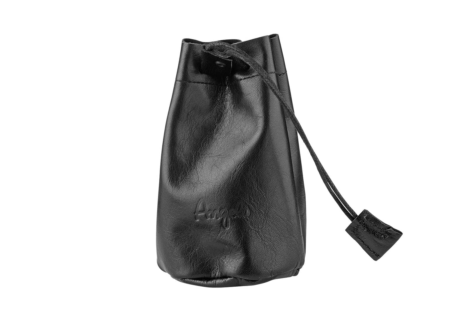 Kožené Puzdro/Vrecko na tabak Angelo - Čierne