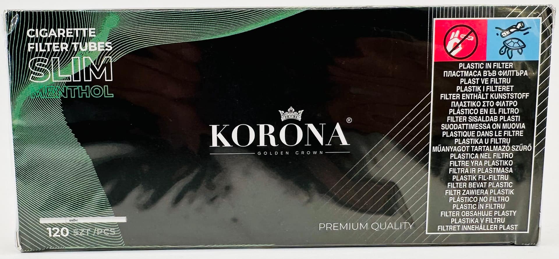 Cigaretové dutinky KORONA SLIM Menthol 120ks