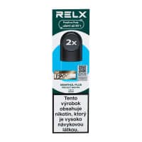 RELX pod náhradný Pro 2 cartridge Menthol Plus Náplň 18 mg 2 ks 1 RELX pod náhradný Pro 2 cartridge Menthol Plus Náplň 18 mg 2 ks