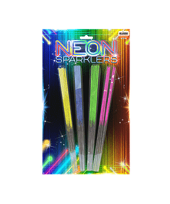 Neónové prskavky 28cm - 20ks
