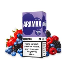 ARAMAX SALT Berry Trio e-liquid 10 ml nikotin 20mg/ml 1 ARAMAX SALT Berry Trio e-liquid 10 ml nikotin 20mg/ml