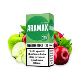 ARAMAX SALT Redgreen Apple e-liquid 10 ml nikotin 20mg/ml 1 ARAMAX SALT Redgreen Apple e-liquid 10 ml nikotin 20mg/ml