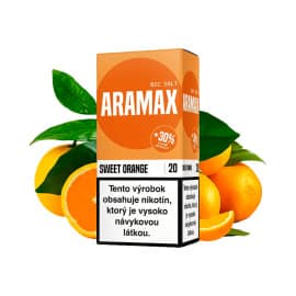 ARAMAX SALT Sweet Orange e-liquid 10 ml nikotin 20mg/ml