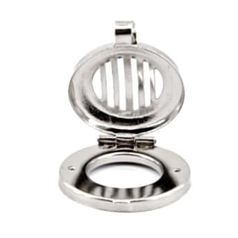 Poklop na fajku 34 mm- Strieborný