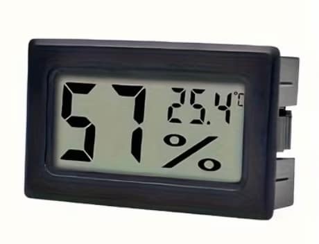 Vlhkomer a teplomer digitálny 2v1 obdĺžnik