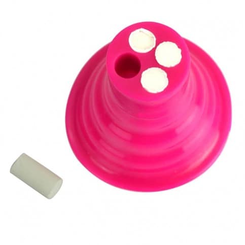 Silikónový náustok s filtrom na bongo- YD-700- Rúžový