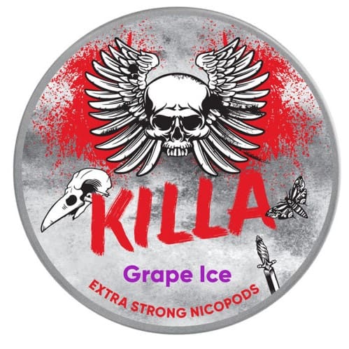 KILLA Grape Ice Nikotínové vrecúška 16mg/g - 20 vrecúšok 1 balenie