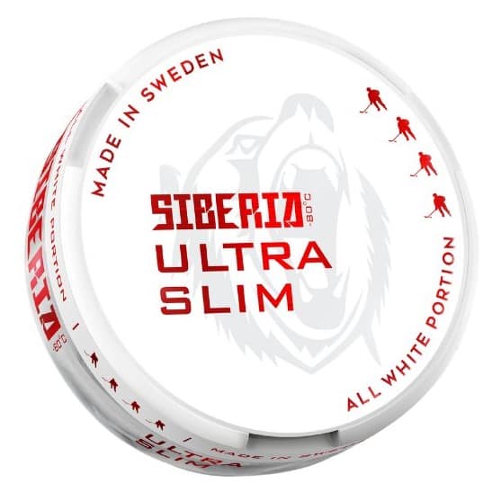SIBERIA- Nikotínové vrecúška 33 mg/g- All White Ultra Slim 1 ks 1 SIBERIA- Nikotínové vrecúška 33 mg/g- All White Ultra Slim 1 ks