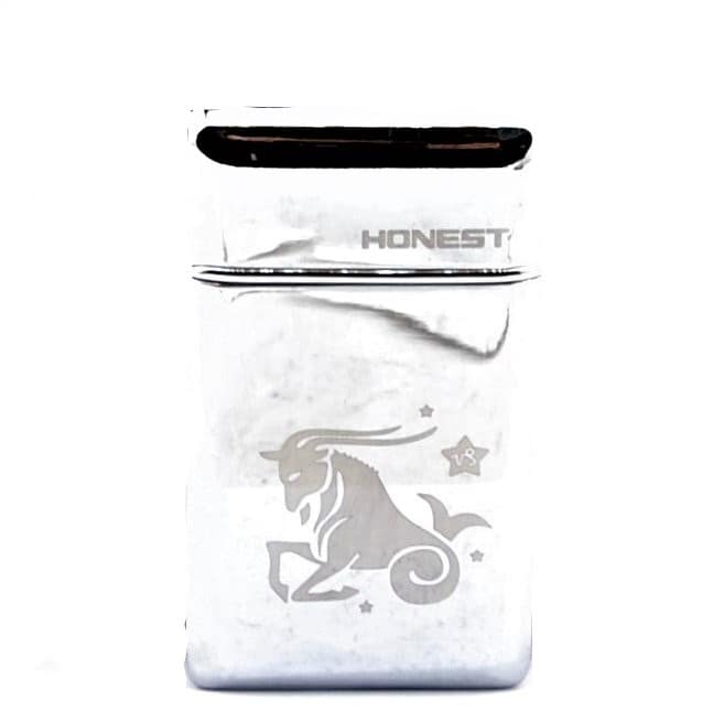 HONEST Zapaľovač 112 - Špirálový/ Strieborný- Kozorožec