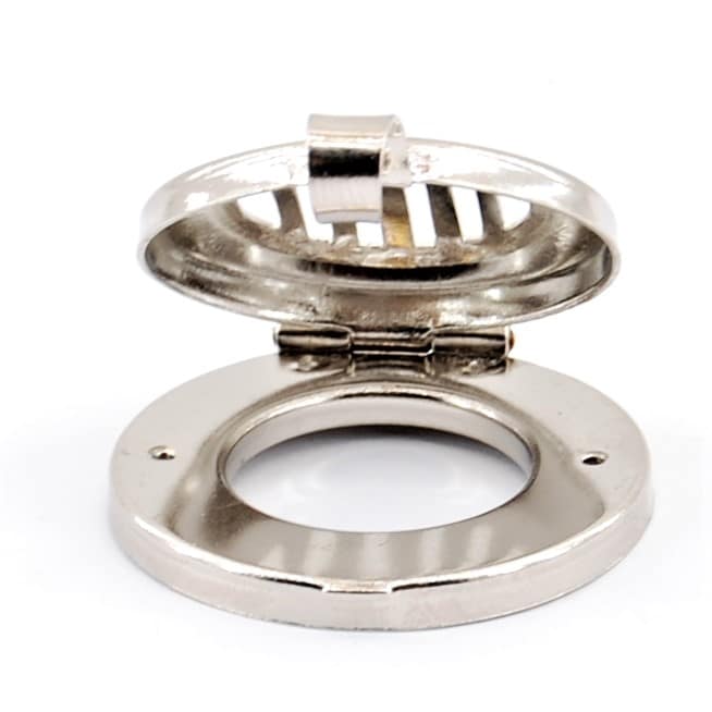 Poklop na fajku 34 mm- Strieborný