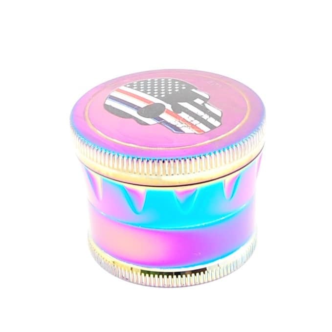 Drvička kovová- DRT-109-dúhová- Lebka