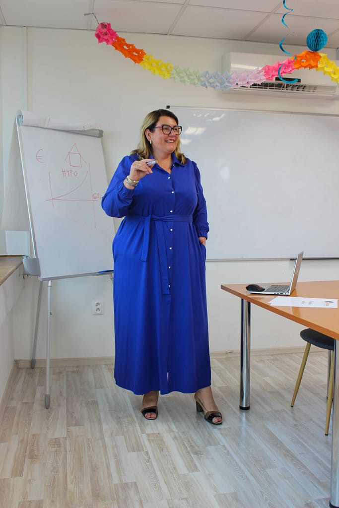 košeľové šaty Karina S modré