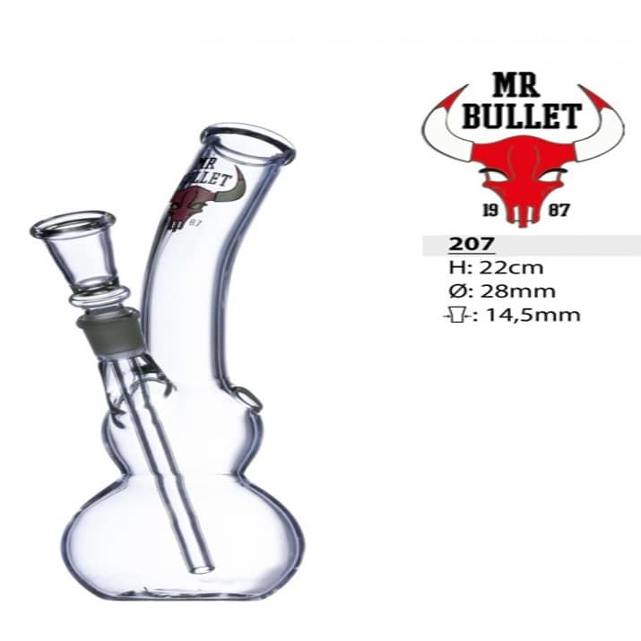 Bongo sklenené MR. BULLET- 207
