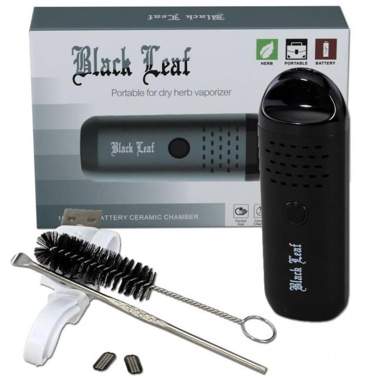 BLACK LEAF MINI- Vaporizér na bylinky- Čierny