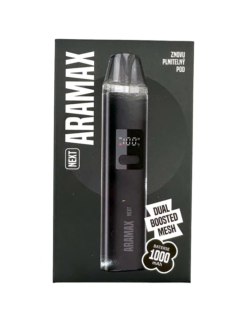 Elektronická cigareta ARAMAX NEXT POD KIT čierna