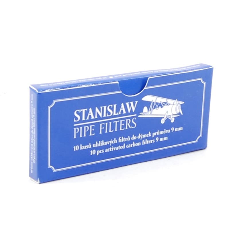 Uhlíkové fajkové filtre- Stanislaw- 9 mm