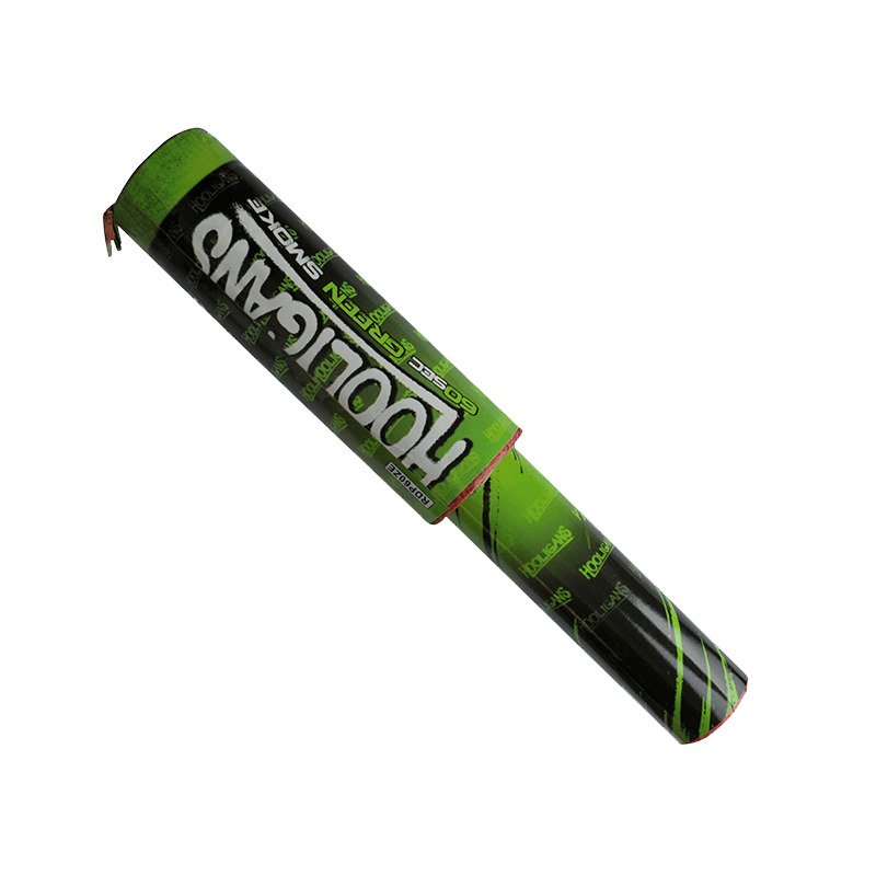 Hooligans Dymová Pochodeň Biela Zelená 1 Hooligans Dymová Pochodeň Biela Zelená