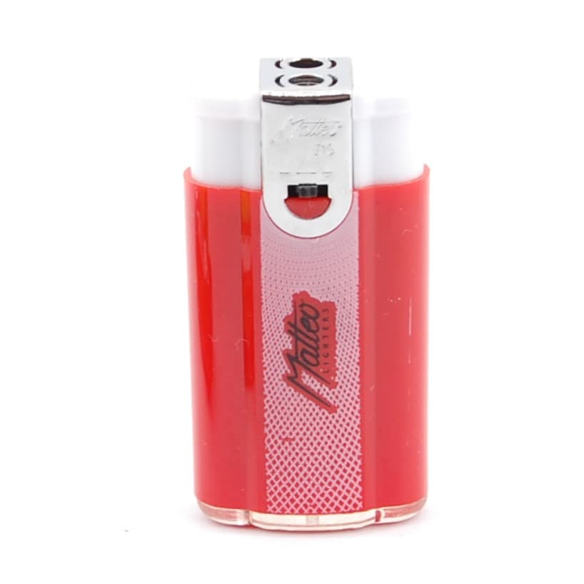 Matteo Zapaľovač kombinovaný- Tryska/Plameň- Červený