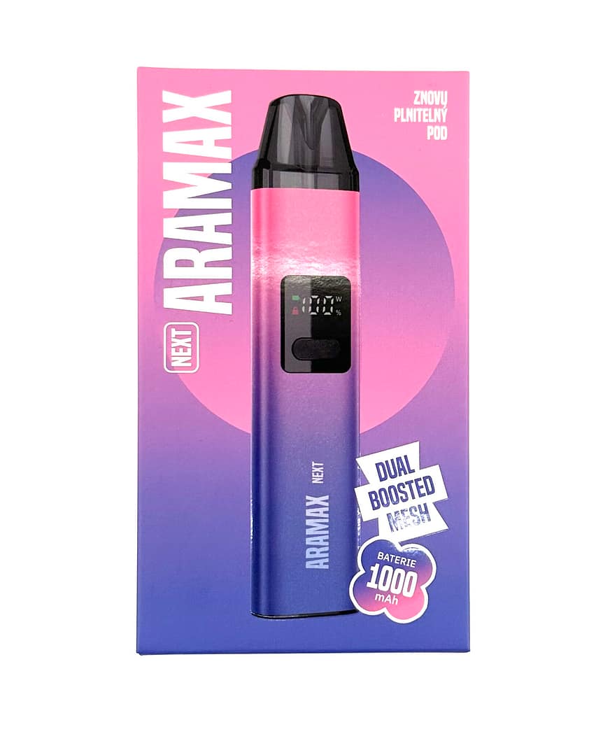 Elektronická cigareta ARAMAX NEXT POD KIT Fialovo-ružová
