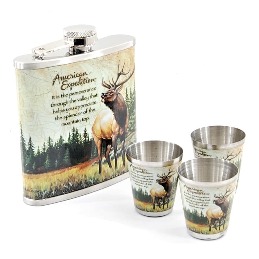 Ploskačka, štamperlíky- Darčeková sada- HT-2887-8- Jeleň 1 Ploskačka, štamperlíky- Darčeková sada- HT-2887-8- Jeleň