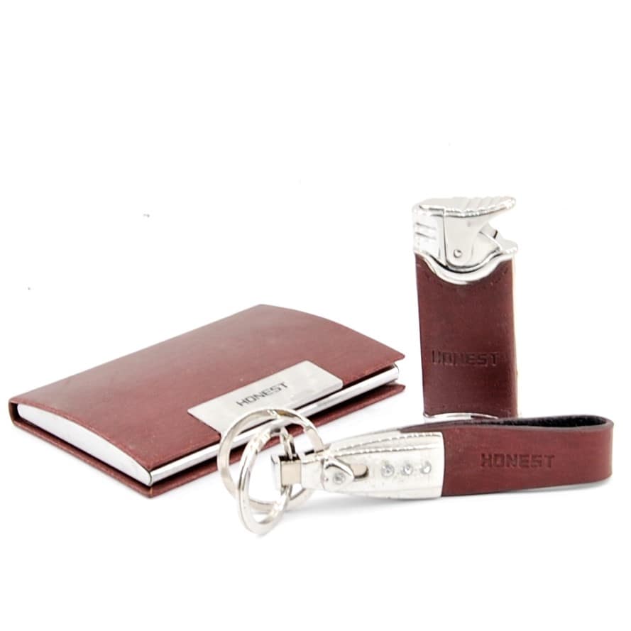 HONEST- Zapaľovač, vizitkár, kľúčenka- Dámska darčeková sada - MT-3119 1 HONEST- Zapaľovač, vizitkár, kľúčenka- Dámska darčeková sada - MT-3119